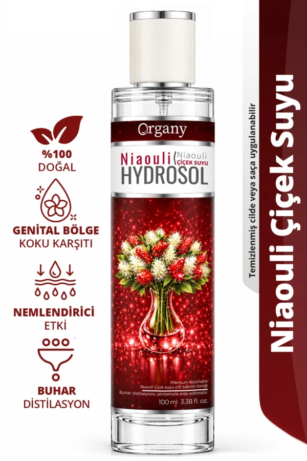 Genital Bölge Koku Karşıtı Nioli Suyu %100 Doğal Koku Karşıtı İntim Bakım Toniği Niaouli Hidrosol 100 ml