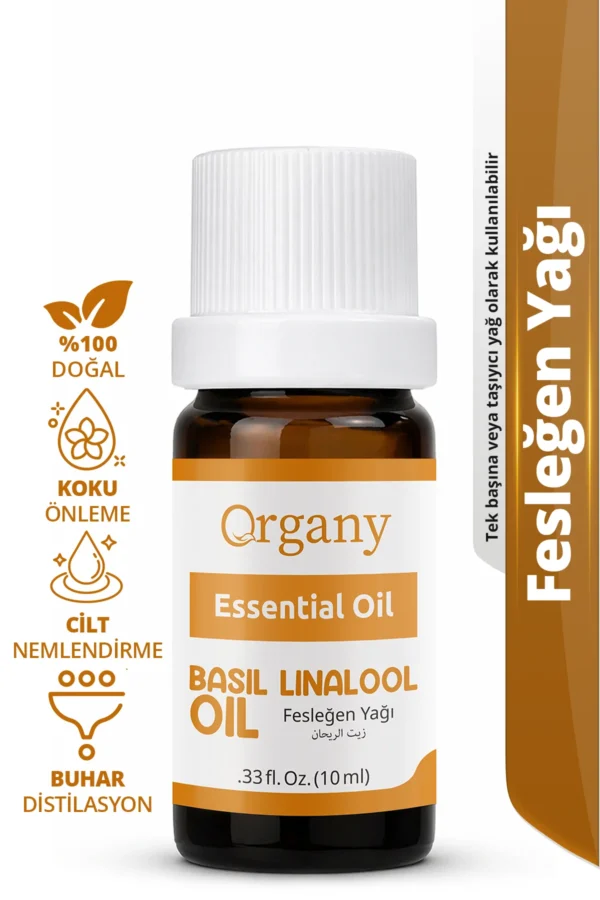 Ferah Kokulu Fesleğen Uçucu Yağı %100 Doğal Basil Essential Oil 10 ml