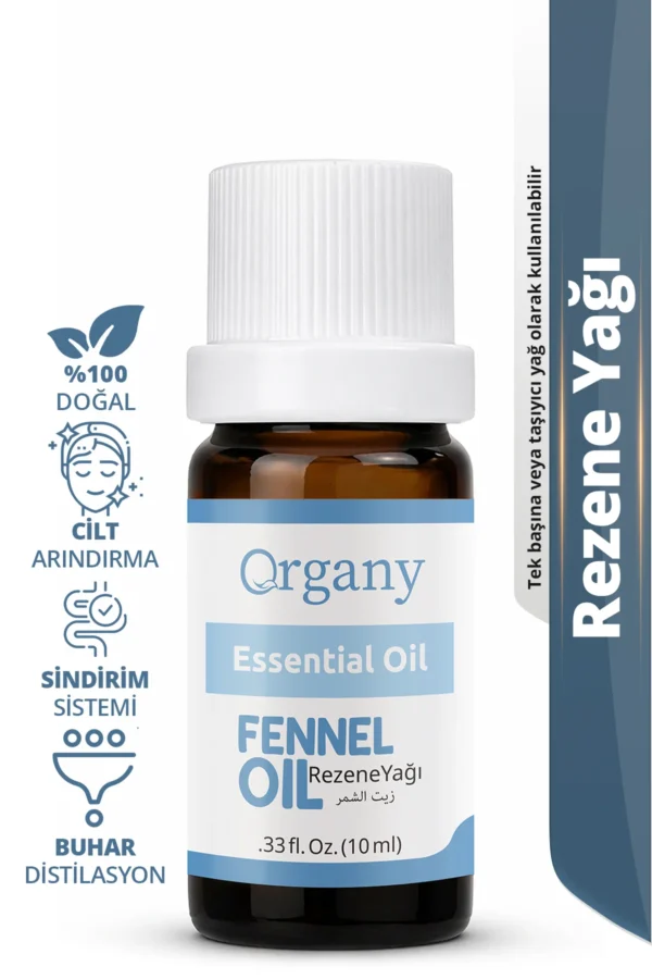 Rezene Yağı %100 Doğal Masaj ve Vücut Bakım Yağı Sweet Fennel Essential Oil 10 ml