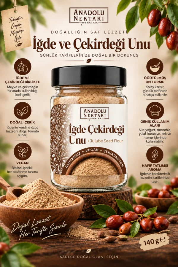 iğde ve çekirdeği unu