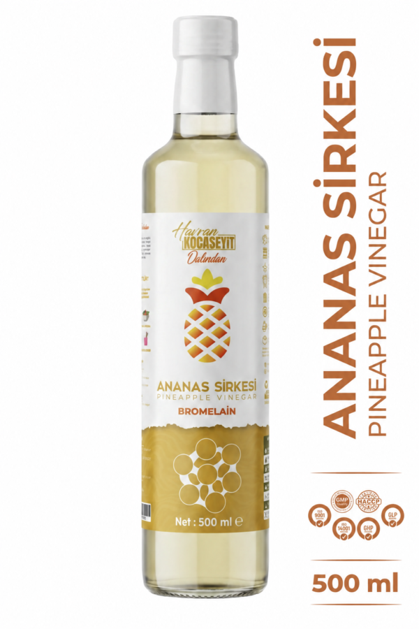 Bromelain içeren Ananas Sirkesi 500 ml