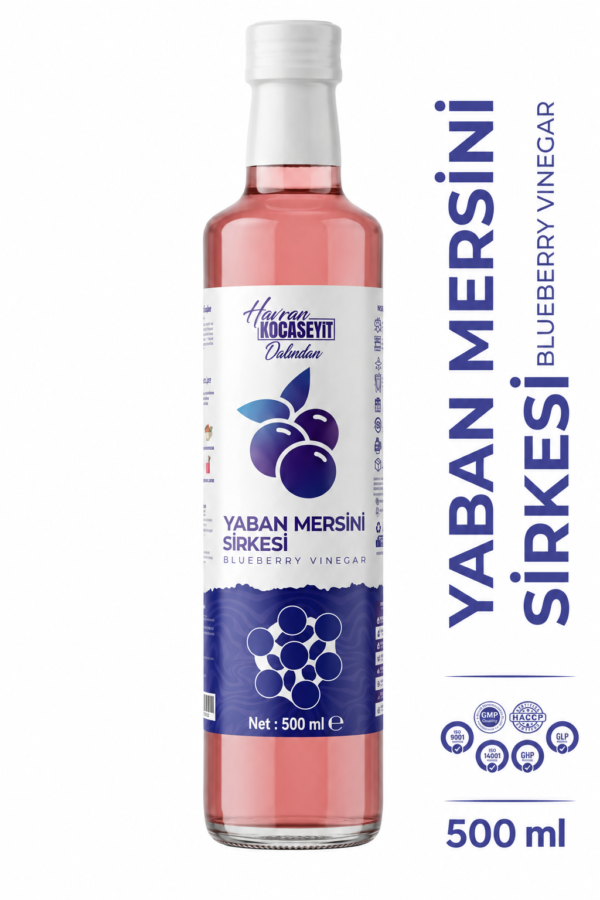 Doğal Antioksidan Yaban Mersini Sirkesi 500 ml